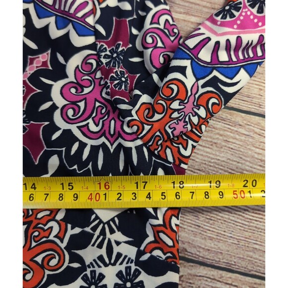 Eliza J Colorful Moroccan Medallion Colorful Sheath Career Dress Women's Size 10 - Picture 6 of 16